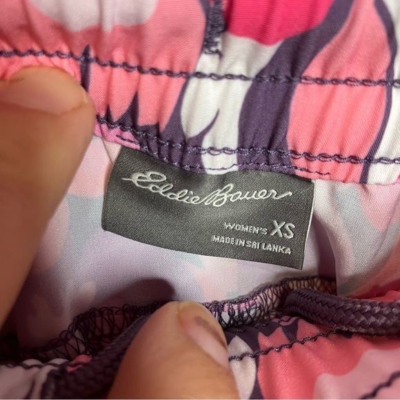 Eddie Bauer Marina Amphib shorts pink purple floral pattern size XS - Picture 3 of 8
